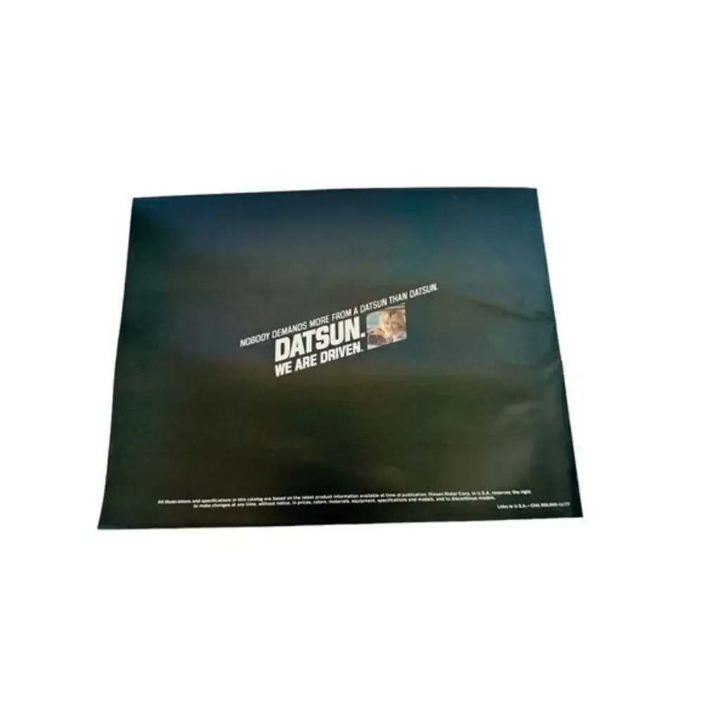 1978 DATSUN DLX COLOR CATALOG Brochure 18 Page 280Z Trucks‎ 510 200SX Nissan